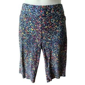 Rafaella Comfort BermudaShorts Multicolor Floral Confetti Print 10